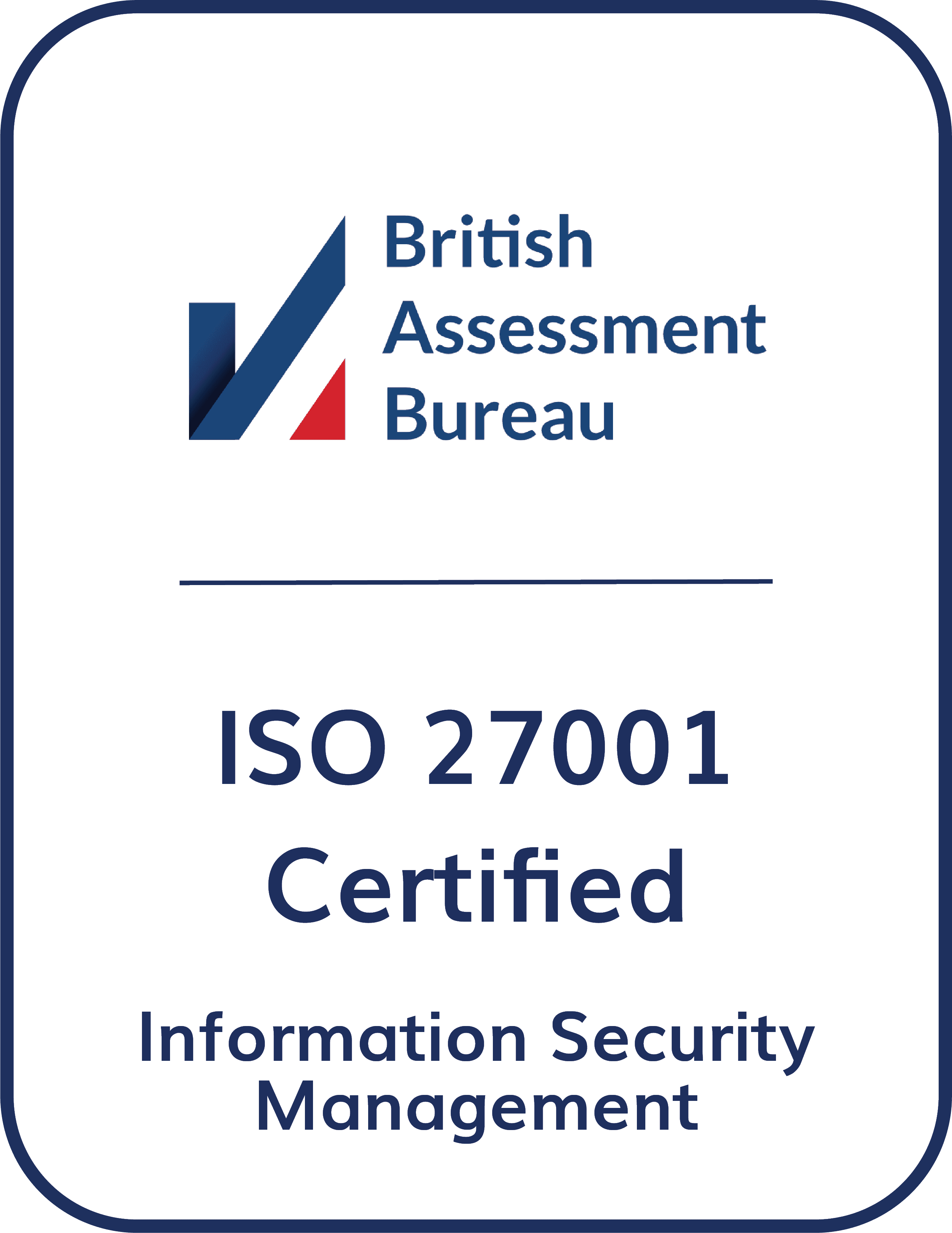 ISO 27001 certified