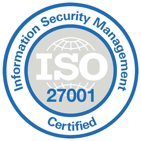 ISO 27001 certified